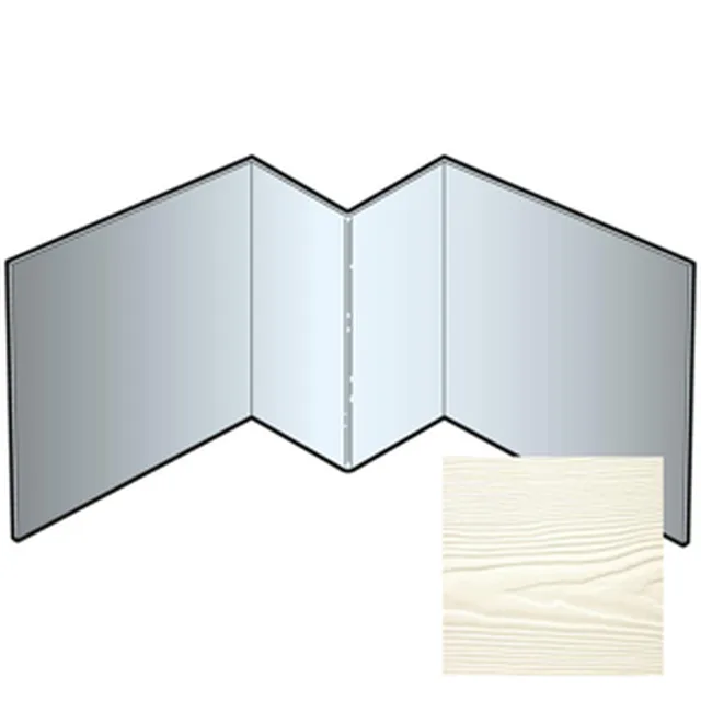 Profil angle int.Sidings 3m -01 blanc