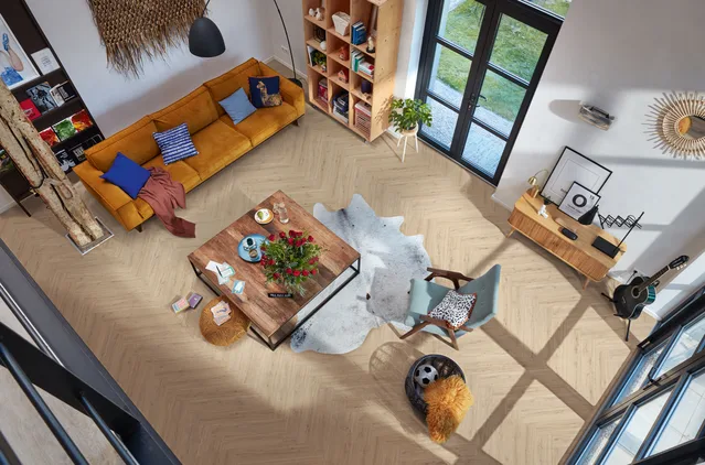 Sol stratifié LS 350 Chêne de Roche Sable - Biemar Bois