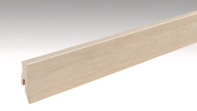 Plinthe placage bois Profile 3 PK Chêne blanc perle 20253 -2380*60*20mm