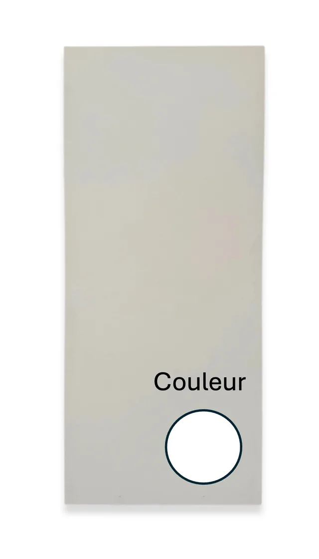 Porte laqué blanc C2 750x2000 mm - Biemar Bois