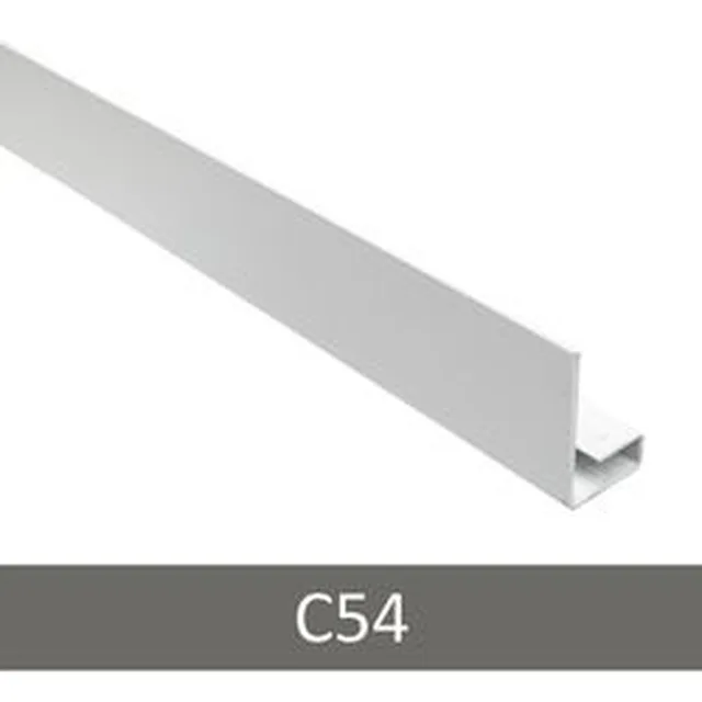Profil Arrêt Sidings Cedral Lap 3m C54 Gris Étain - Biemar Bois