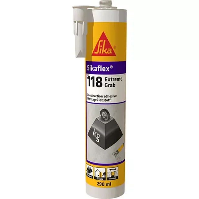 Colle de construction Sikaflex-118 Extreme Grab 290ml