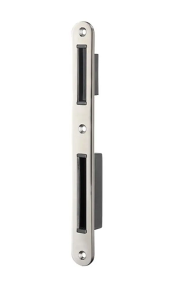 Gâche SAG pr serrure magnétique 200x20mm - inox mat