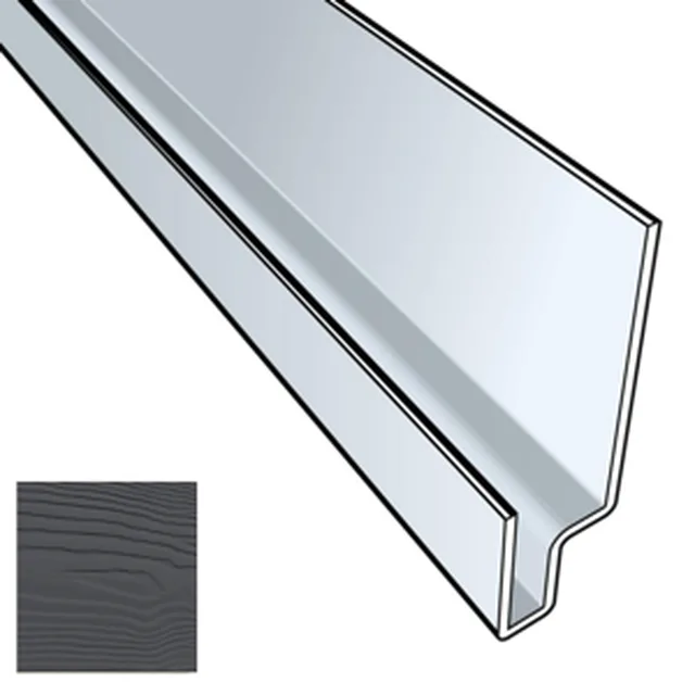 Cédral Click Sturzprofil 3m -018 Schiefergrau