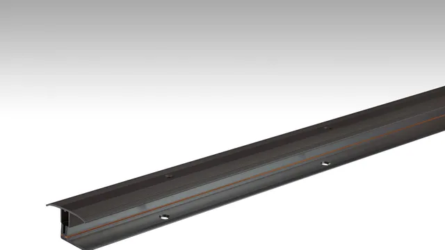 Profilé de jonction Flexo 302 - Noir anodisé 1000mm