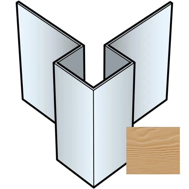Angle extérieur symétrique Cedral 3m C71 Jaune sable - Biemar Bois