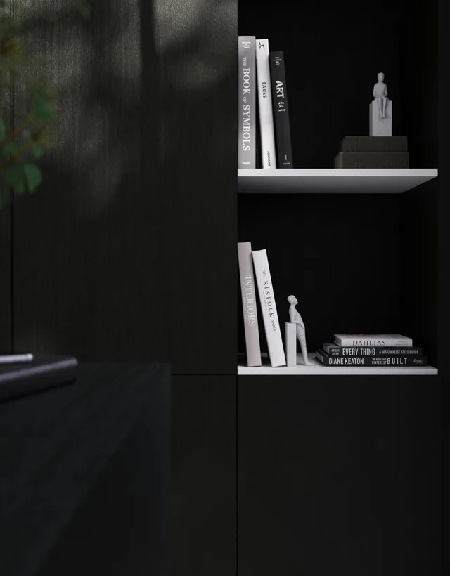 Mélaminé Unilin 18mm 00113 W04 Elegant Black-Design 2 - Biemar Bois-2