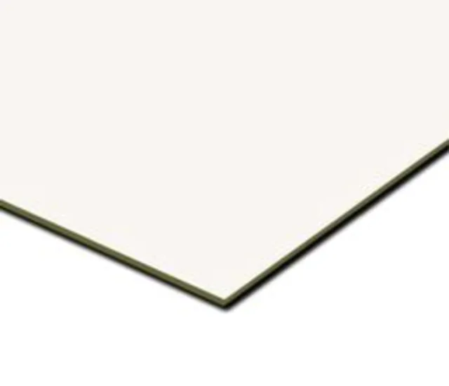 Rockpanel 8mm weiß RAL 9010 3050x1200 mit Schutzfolie