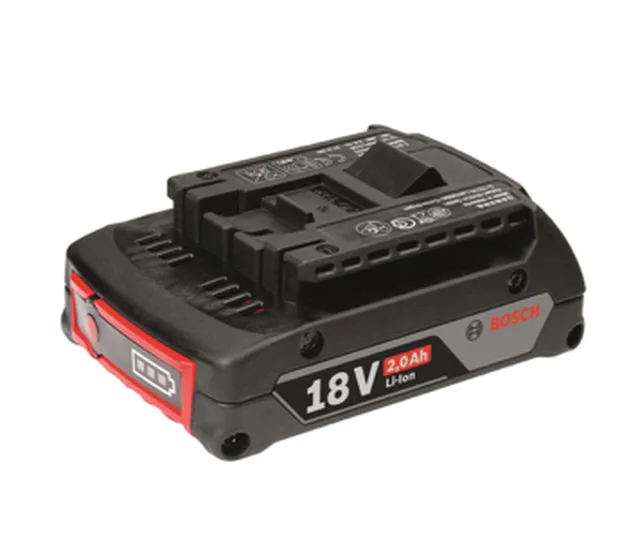 *BOSCH Batterie GBA 18 V (1x GBA 18 V 2,0 Ah, Chargeur non livrée)