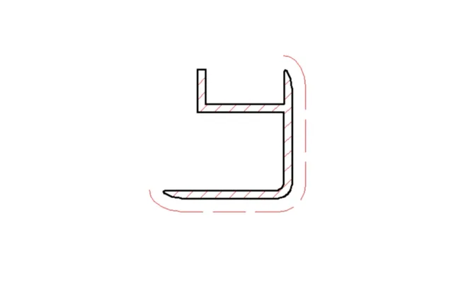 Panel-X PURE/NEXT Angle Extérieur Blanc Mat - 2430x11mm