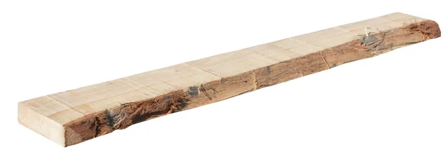 Planches chêne 27mm alignées QB1 4,30m et -