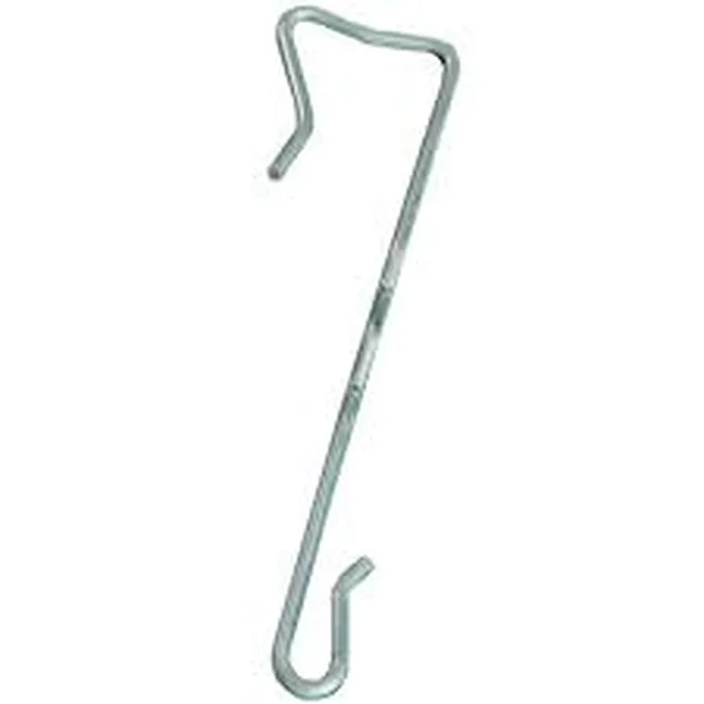 Crochets inox 17% 110mm DA droit à accrocher pour lattes de 25mm /500pcs