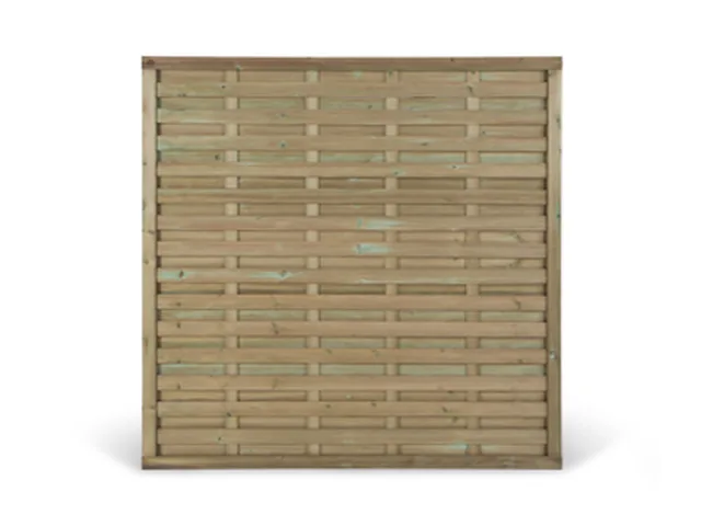 Clôture ELEGANT en pin vert autoclavé 1760x1485 - Ref 106663