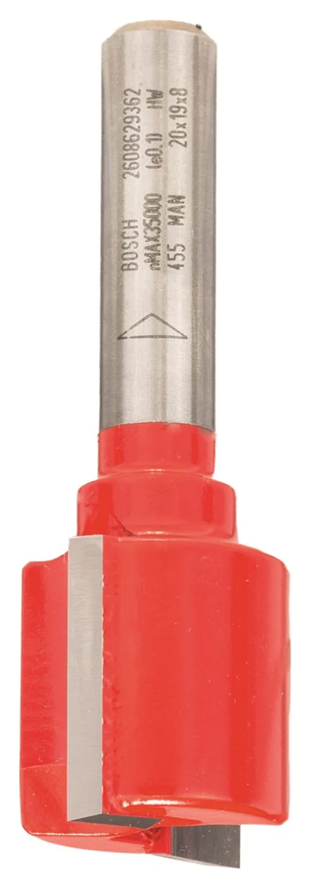 Fraise à rainurer droit 8 mm, D1 20 mm, L 19 mm, G 56 mm