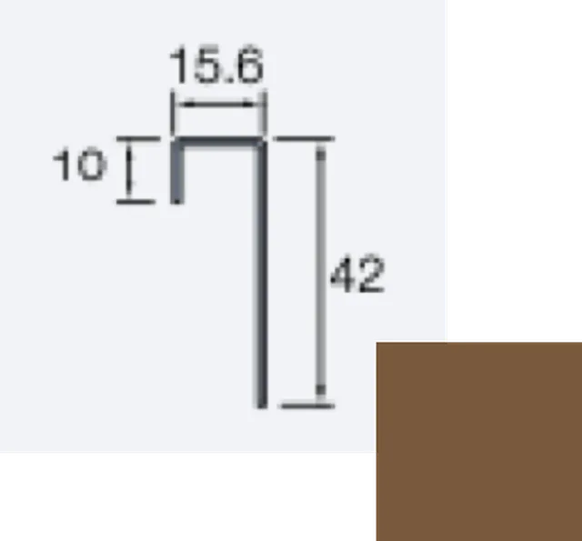 Profil raccordement Siding Cedral C78 Brun cacao - Biemar Bois