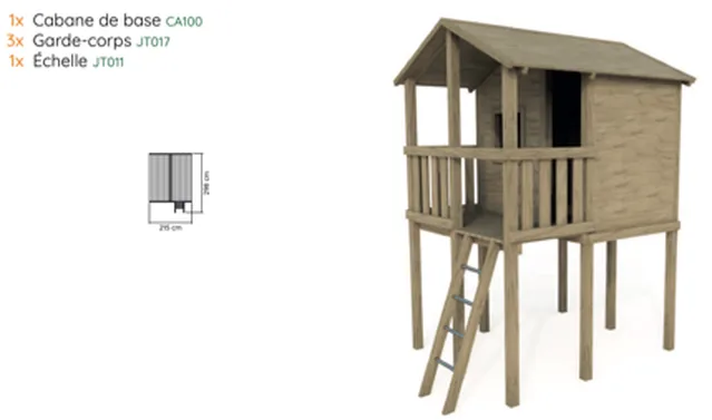Cabane sur pilotis