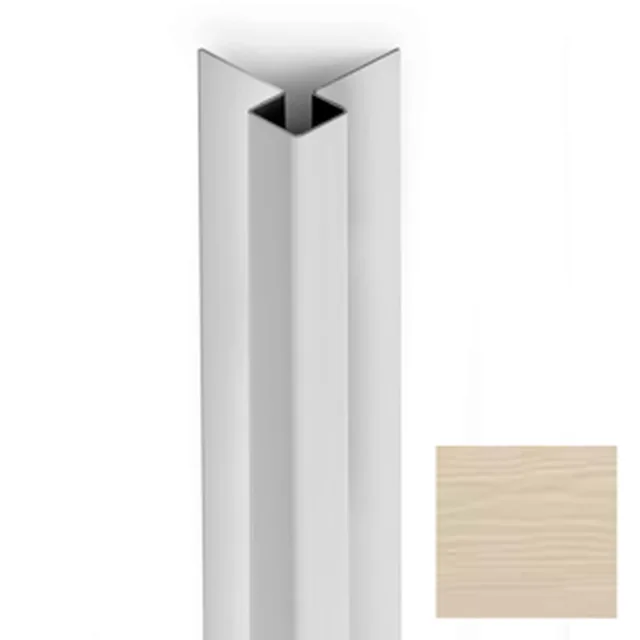 Angle extérieur Sidings Cedral Click 3m C02 Blanc Vanille