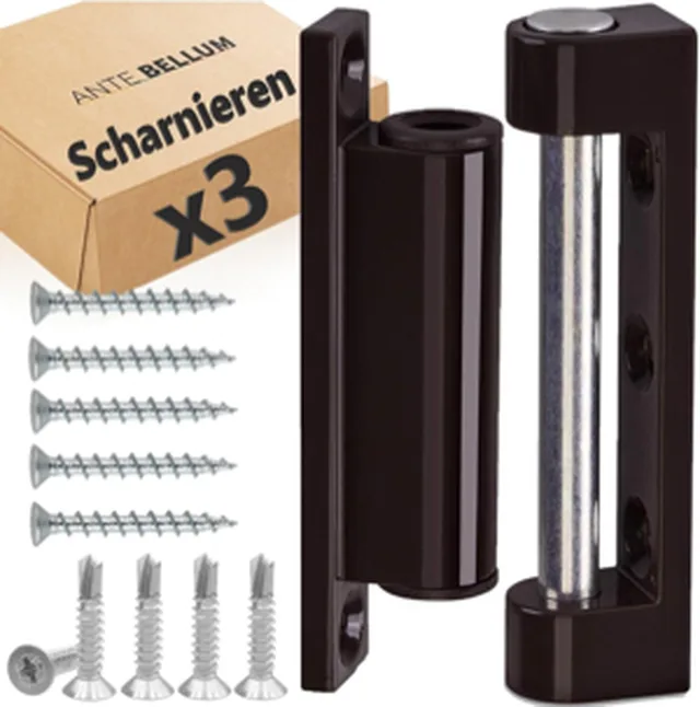 !!Set de charnières Deluxe,brun