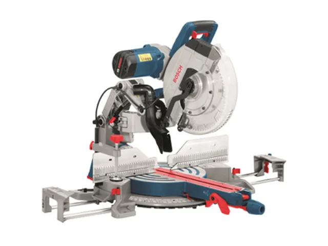 BOSCH Machine stationnaire GCM 12 GDL (Lame de scie 305 mm, pare-éclats, pince de serrage, sac à poussières et six pans creux)