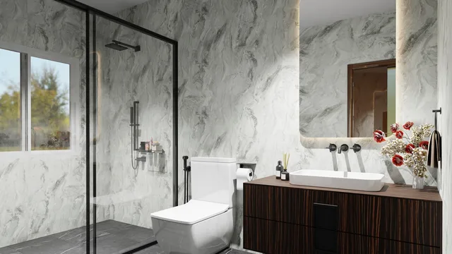 Panel-X NEXT Stratus Marble Glans 2400x1180mm - Biemar Bois-2