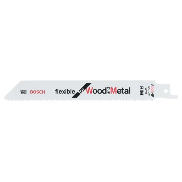 Lame de Scie Sabre S 922 VF Flexible for Wood and Metal (Emb de 2 pces)