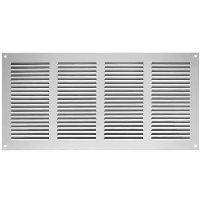 Grille coupe-feu 400x200 mm avec cadre aluminium Biemar Bois - Sécurité