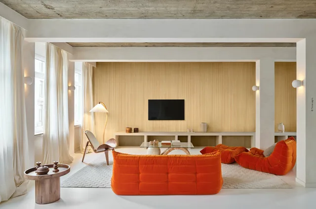 Tocca legno - Wave Panels invisible - mise en situation