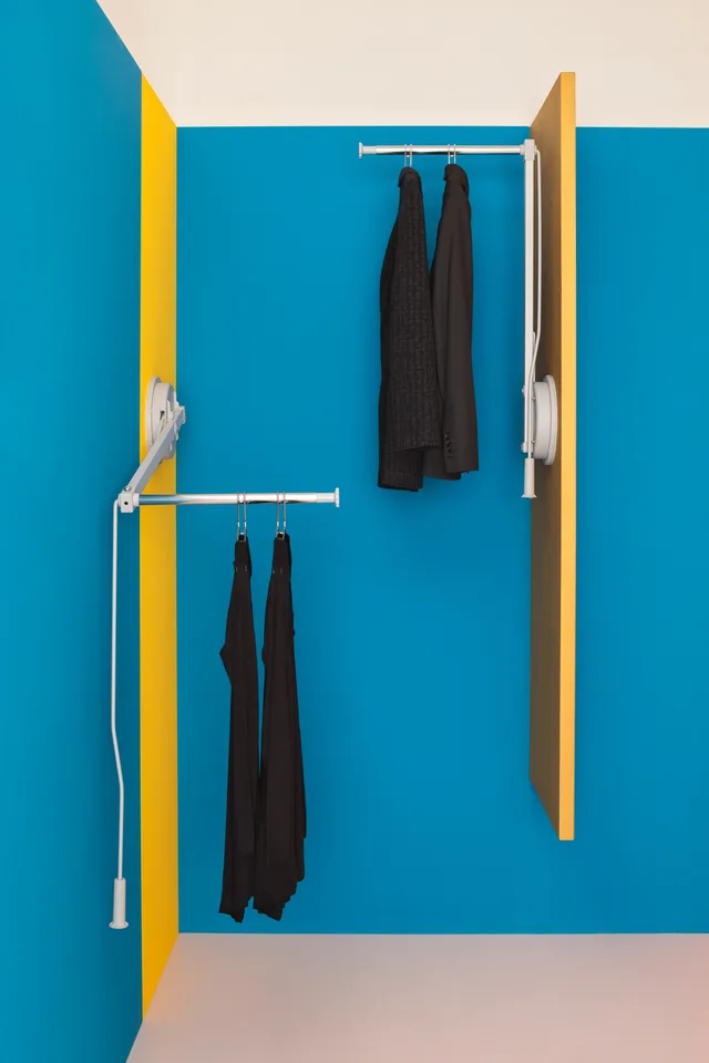 Élévateur garde-robes Single 12kg gauche 500-600mm - Biemar Bois