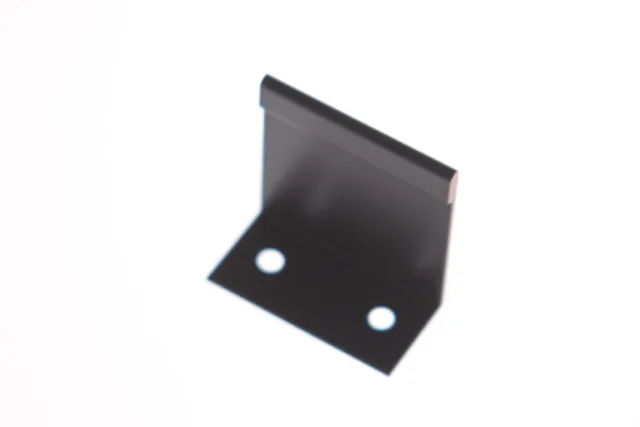 Poignée 'angle' aluminium noir 40x1,6mm
