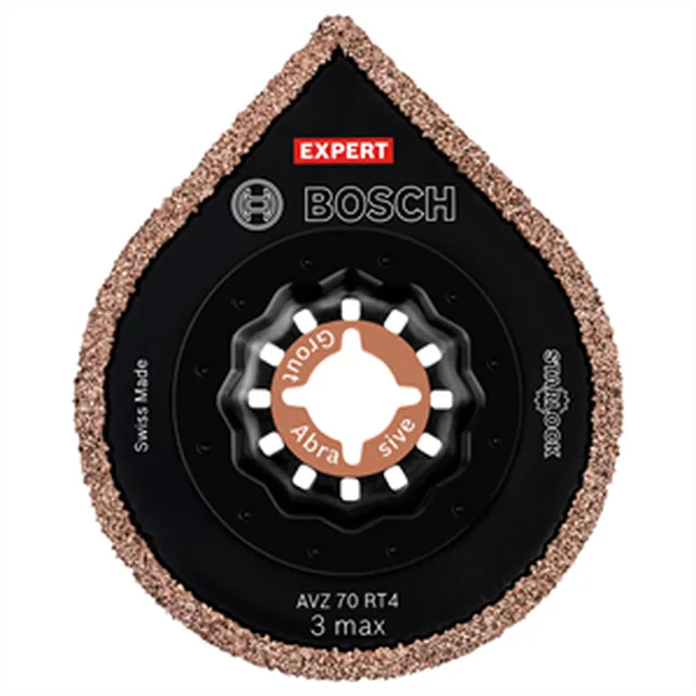 Enlève-mortier 3MAX Starlock Expert AVZ 70 RT4 Carbide, Grout+Abrasive 70 1x