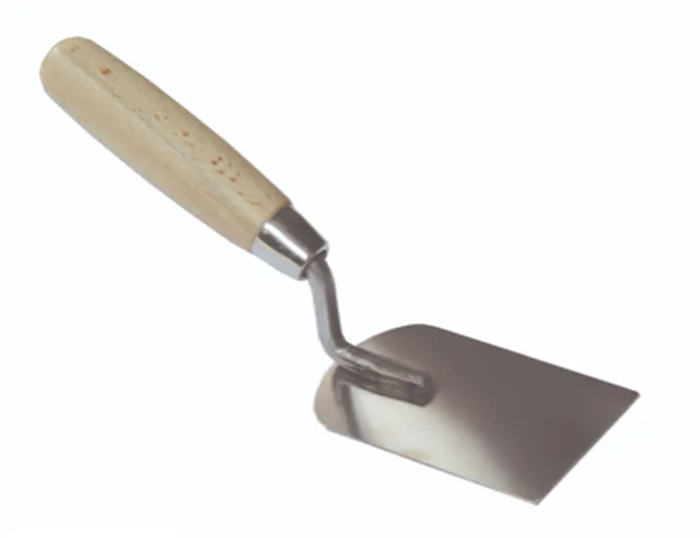 Spatule de plâtrier inox modèle court et large 90 x 40 x 1,0 mm