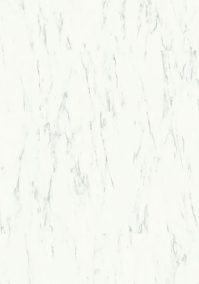 Quick-Step Oro AVSTU - 40136 Carrara-Marmor: Vinylboden mit integrierter Unterlage 610x303x5 mm