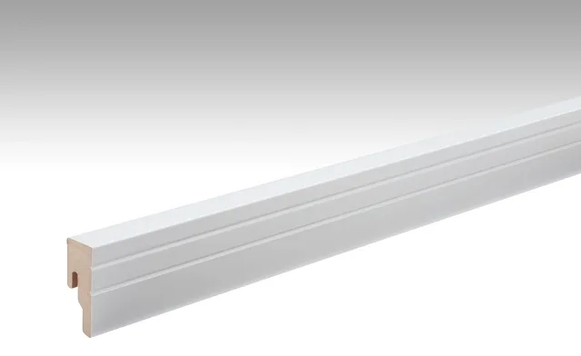 Plinthe Profilé 18 PK Blanc Uni Brillant - Biemar Bois