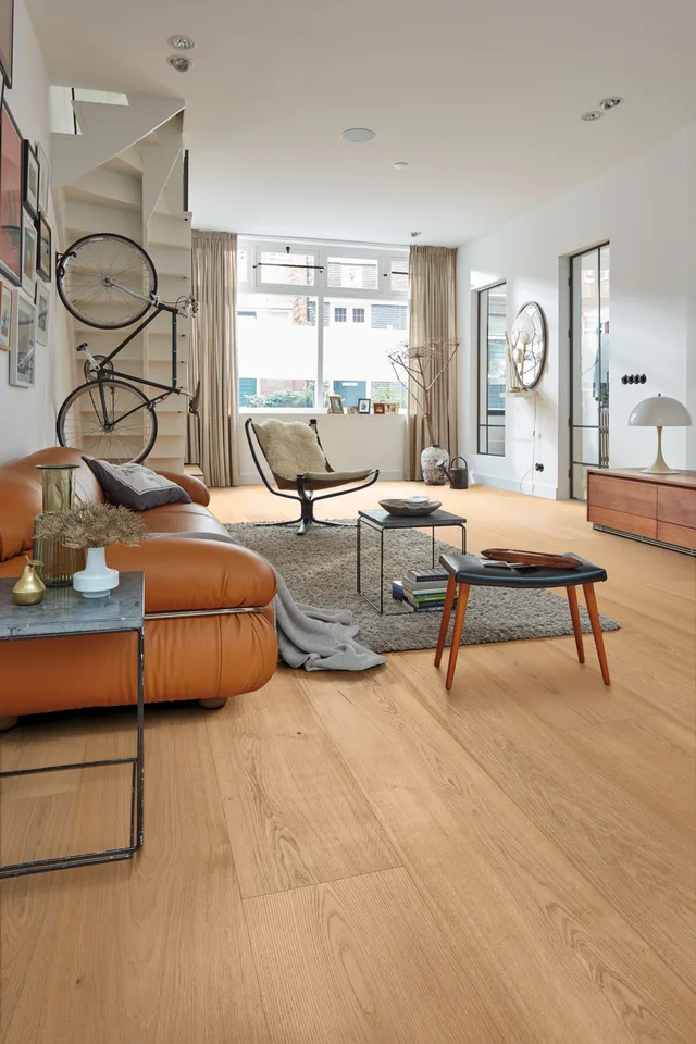 Sol en Bois Lindura HD 400 - Verni Ultra Mat Chêne Nature Clair 8918 - Biemar Bois