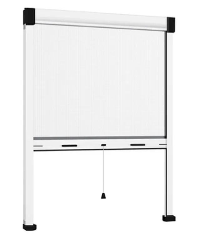 !!Moustiquaire enroulable fenêtre 1,6x1,7m, blanc