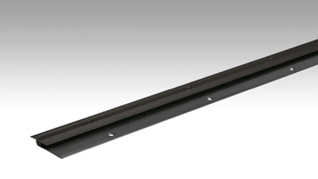 Verbindungsprofil Modell 102 Schwarz eloxiert / 2700mm