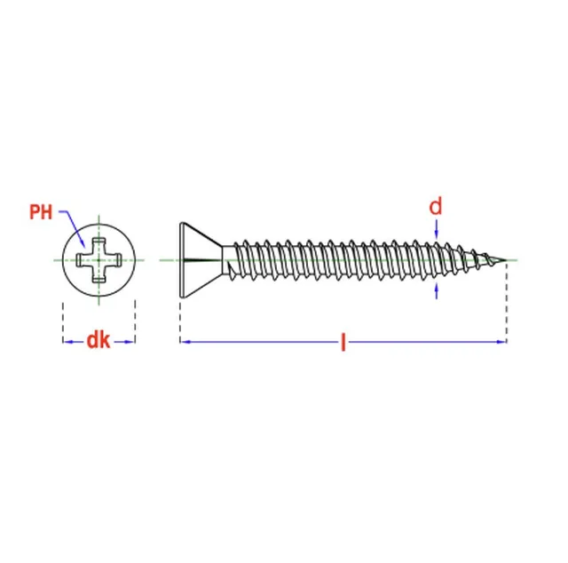 Schrauben für Fermacell-Platte 3,9x30 - Biemar Bois-1