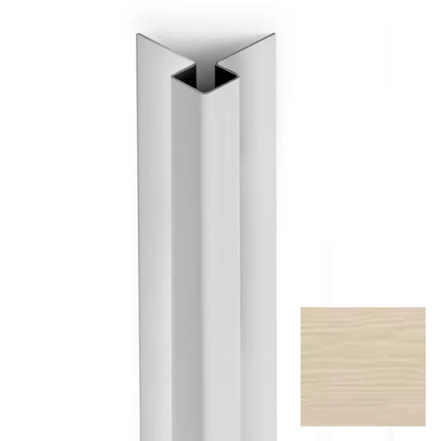 Angle extérieur Cedral Click 3m C02 Blanc Vanille - Biemar Bois
