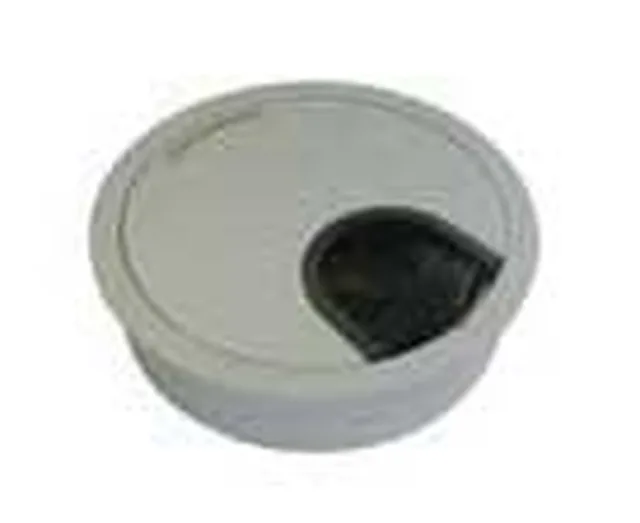 Kabeldurchführung 60 mm Metall Edelstahl-Finish