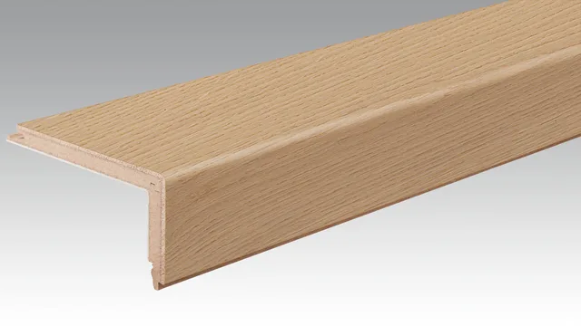 Parquet Profilé L Chêne Authentique Crème 9010 Brossé 15/40mm - Biemar Bois