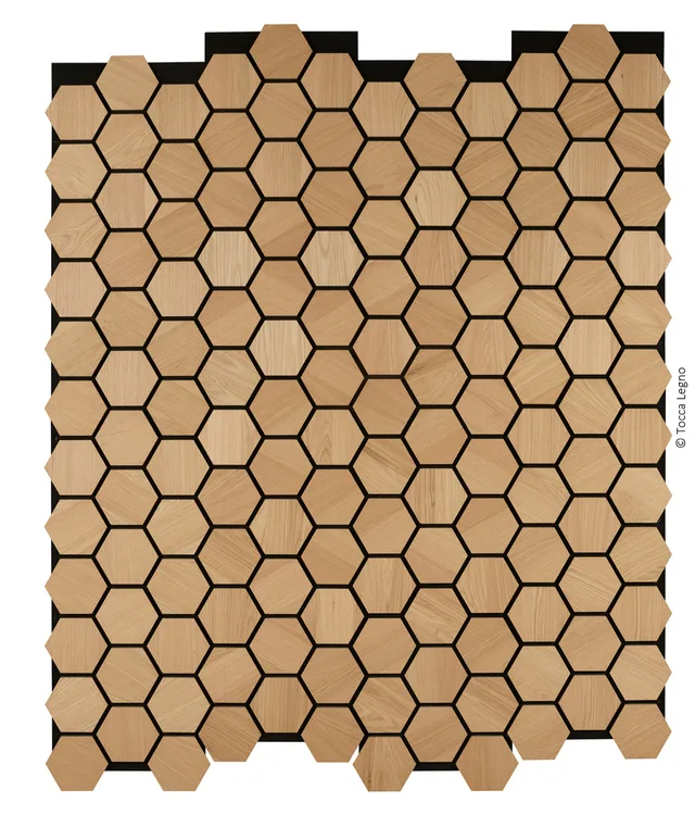 Tocca legno - Hexa Panels Natural - détail texture
