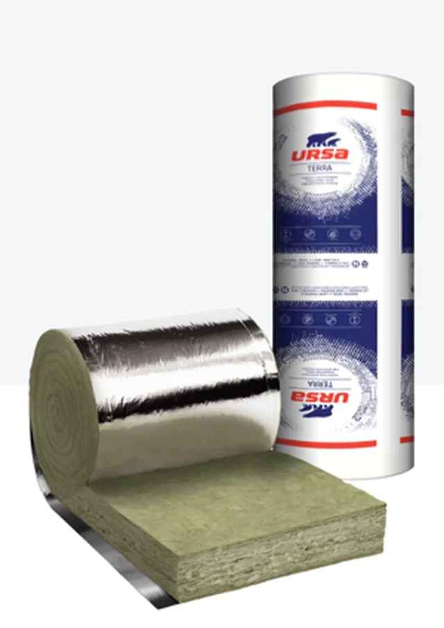 Laine de verre +alu URSAROLL Terra 240mm /60cm (lambda:0,040/R:6,0)