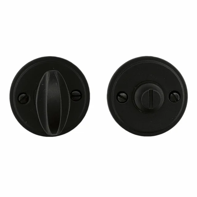 Garniture WC rond rétro 48mm plat noir - Biemar Bois