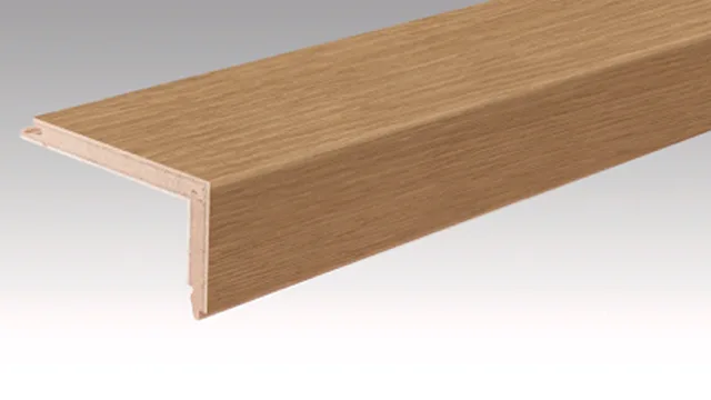 Parquet Profilé pour nez de marche L Chêne authentique greige 9029 | brossé / 2150*108*60mm