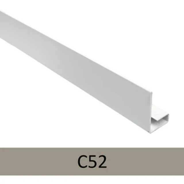 Abschlussprofil Siding Cedral Lap 3m C52 Perlgrau