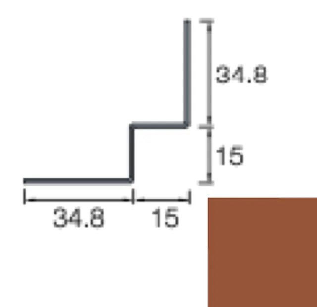 Angle Int. Siding Cedral Click 3m C72 Rouge Brique - Biemar Bois