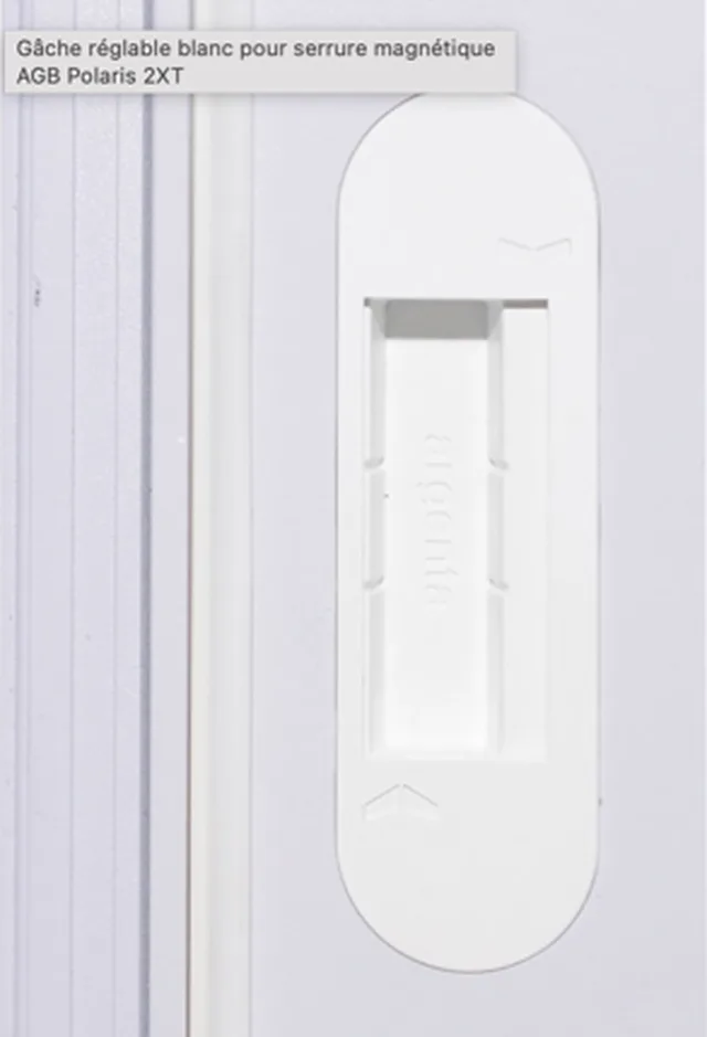 INVISIDOOR 2.0 gâche magnétique blanche réglable