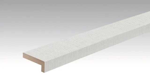 Winkelabschlussleiste 22/60 mm Warmes Baumwollweiß 20104 -2380*60*22mm