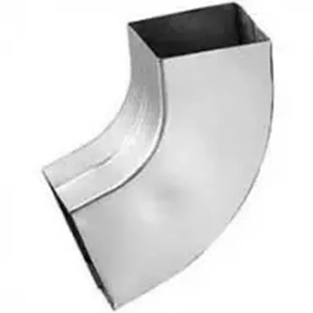 Coude zinc carré 100 Nr CC10