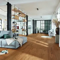 Sol en Bois Lindura HD 400 - Huilé Nature Chêne Authentique Châtaigne 8911 - Biemar Bois